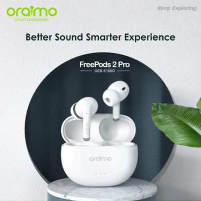 Oraimo OEB E100D True Wireless Earbuds – Long Battery, Touch Controls, Lightweight Design | Best Price in Oman
